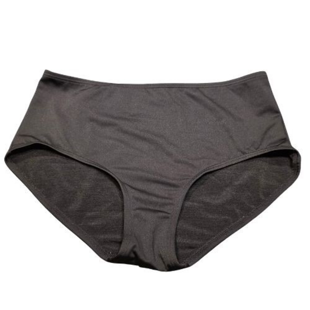 TYR Womens Size 14 Black Solid Bikini Swim Bottom Full Coverage Athletic Capsule